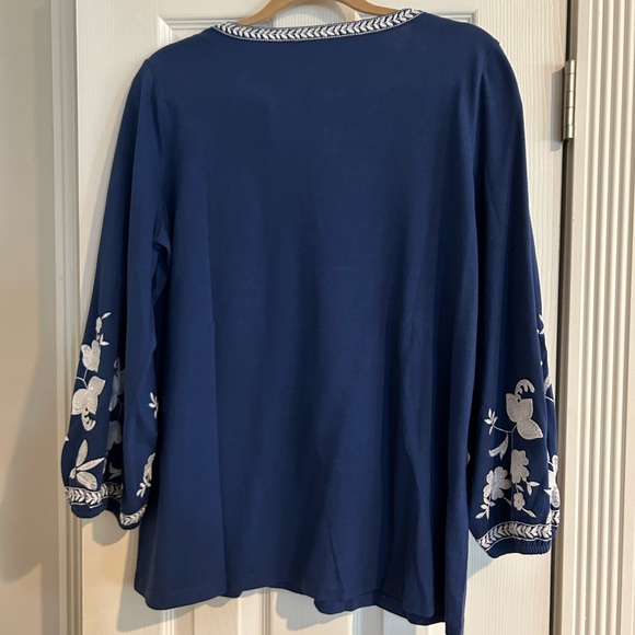LILLY PULITZER
KACIA KNIT TUNIC
OYSTER BAY NAVY
SIZE: L BNWT - Picture 8 of 8